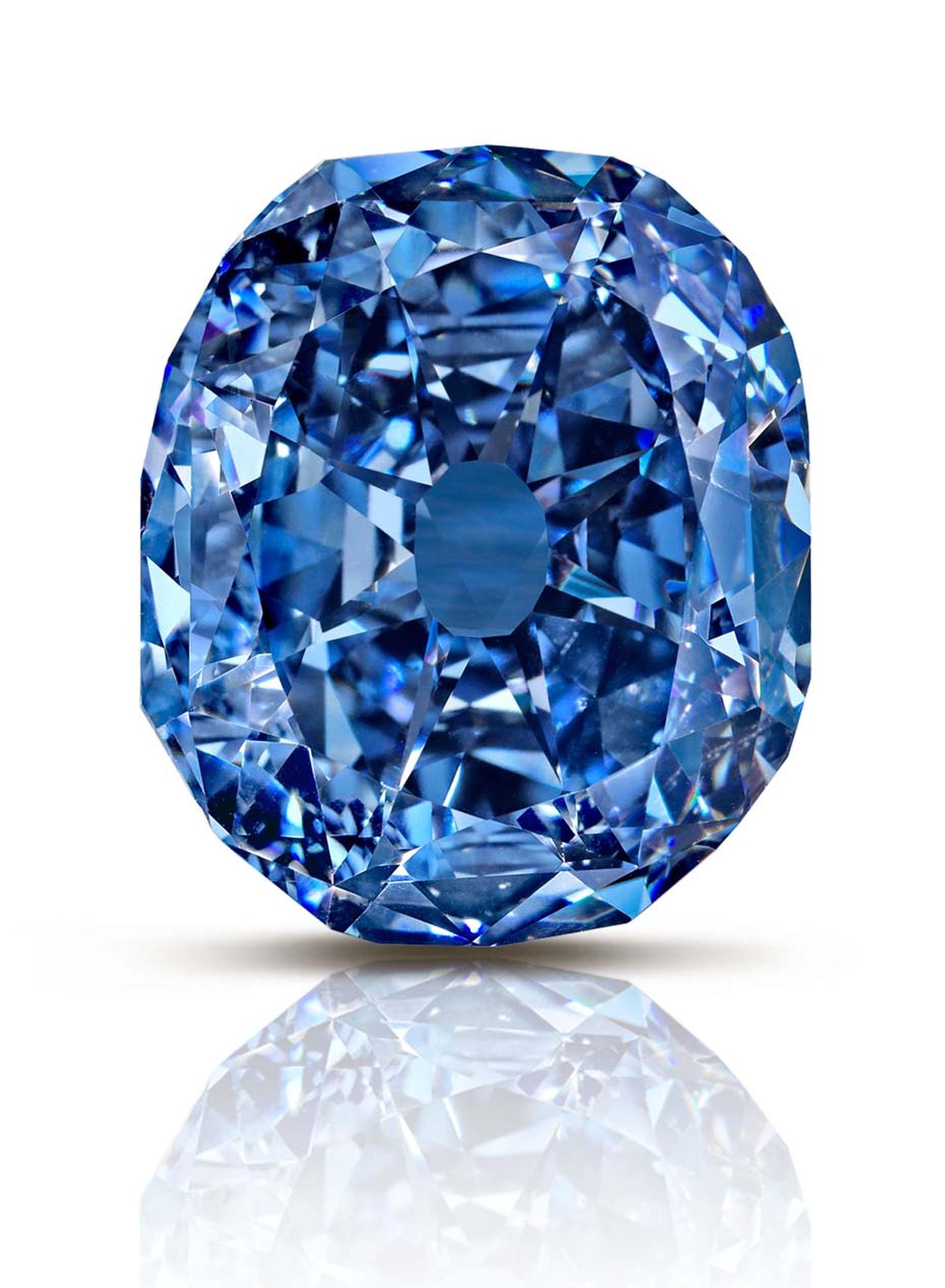 The Wittelsbach Graff diamond is a 31.06ct deep blue diamond